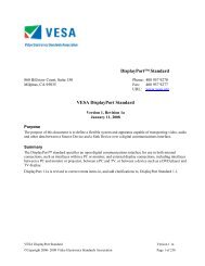 Vesa Displayport Standard V1.2 Pdf